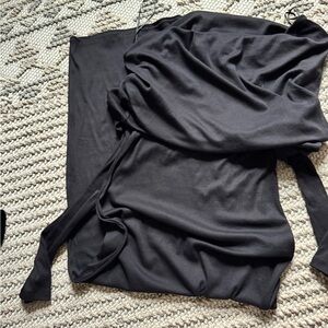 H&M Black Wrap Dress